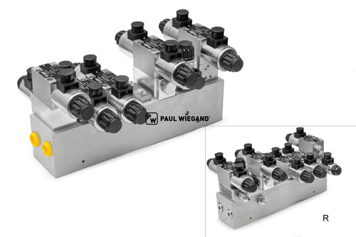 Steuerblock RAVO 5er-Serie komplett Hydraulikanlage Dritter Besen (60054760)