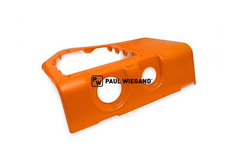 Puerta lateral Hako Citymaster 1600 Revestimiento lateral barrido contenedor trasero derecho ABS naranja (65016098)