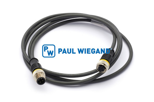 Cable de control Terberg M12x1 l: 1500 recto (10980032)