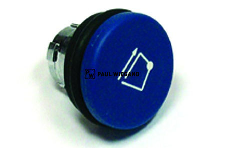 Pulsador Semat Cargopac unidad de mando "SCHÜTTUNG AB" azul oscuro (71010157)
