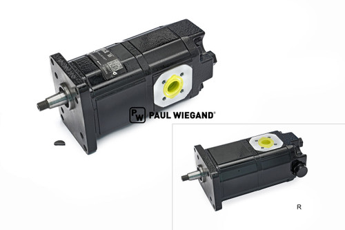 Tandemhydraulikpumpe Hako Citymaster 2200 Lenkung Lüfter linksdrehend 21,3 cm³ EURO 6 (65094035)
