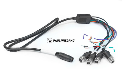 Cable adaptador Motec Ametek para MD4074-3-AK-IP67 Mini-DIN-hembra (79010739)