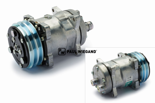 Compresor Bucher Municipal Citycat 2020 aire acondicionado 12VDC EURO 6 (68036874)