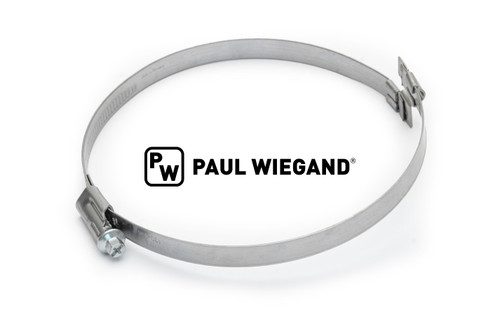 Schlauchschelle Brückenschelle DN130 verzinkt W2 d: 130-150 b: 12 Typ "R" rechtsgängig (90000947)