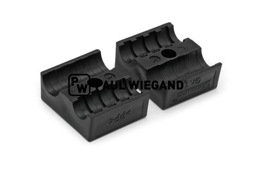 Abrazadera de tubo doble Schmidt Swingo serie 200 DIN 3015 Polipropileno d: 10/12 l: 36 w: 30 h: 27 (63014058)