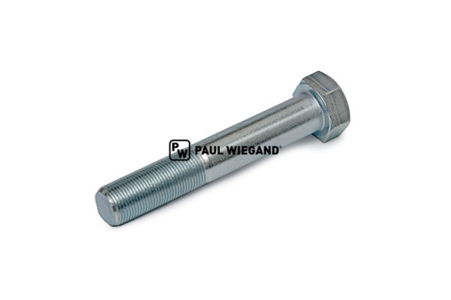 Tornillo de cabeza hexagonal con vástago Bucher Municipal Citycat 5006 eje trasero DIN 960 M20x1,5x120 galvanizado 10,9 (68042289)