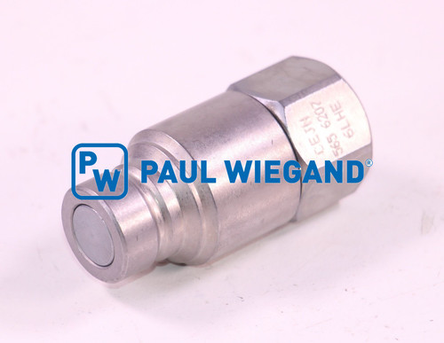 Espiga CEJN serie 565 cara plana DN12.5 G3/4" rosca hembra NBR/PUR Zi/Ni (41210024)