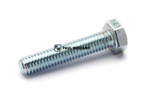 Tornillo de cabeza hexagonal DIN/ISO 933/4017 M6x30 galvanizado 8.8 (01027399)
