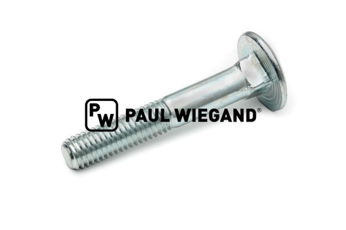 Tornillo de bloqueo (tornillo de cabeza redonda con cuello cuadrado) Eje de aspiración Johnston DIN 603 M8x50 galvanizado 10.9 (67014067)