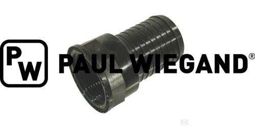 Boquilla de manguera Bucher Municipal Citycat 2020 tanque de agua cabina G1 1/4" polipropileno D: 40 (68036214)