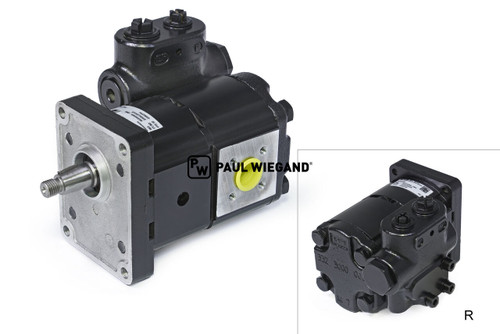 Bomba de engranajes doble Hako Citymaster 2000 sistema hidráulico M10x1,5 hasta 05.2012 (65064142)