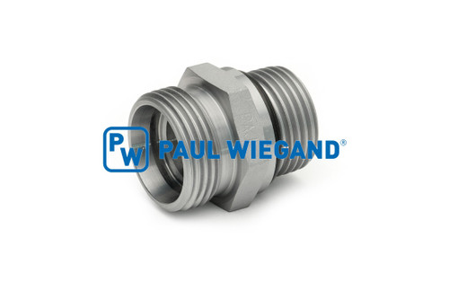 Racor DIN/ISO 2353/8434-1 1.1/16"-12 UN-22L (M30x2) ED galvanizado (01017435)