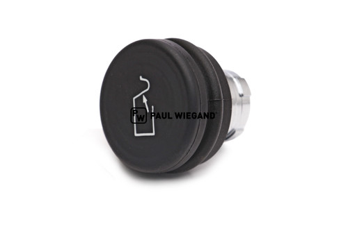 Drucktaster Geesink GPM II ZB2-Serie vorne "HECKTEIL ÖFFNEN" schwarz (02011054)
