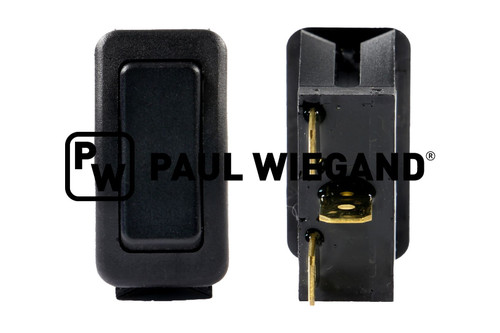 Interruptor basculante Brock SL 200 para compuerta de acceso general, con funcionamiento por contacto/enclavamiento I-0-II (64034006)