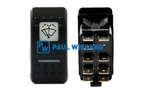 Interruptor basculante panel de control del limpiaparabrisas Hako Citymaster 1200 (65034096) Interruptor basculante panel de control del limpiaparabrisas Hako Citymaster 1200 (65034096)