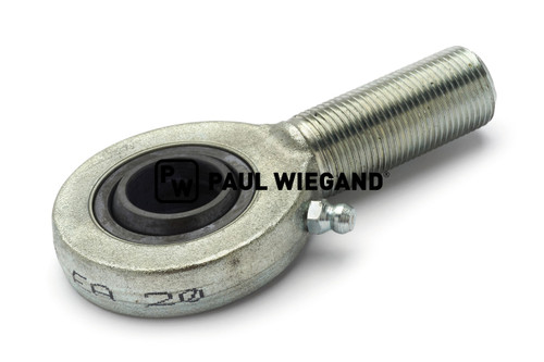 Gelenkkopf Schmidt DIN/ISO 648/12240-4 M20x1,5 d: 20 l: 105 b: 16 Außengewinde abschmierbar (63800329)