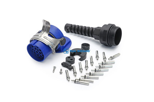 Kit de montaje Motec Ametek enchufe azul ABS/15p hembra (79010804)