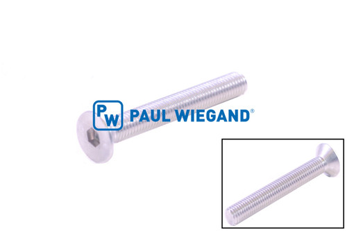 Tornillo avellanado con hexágono interior DIN/ISO 7991/10642 totalmente roscado M12x90 galvanizado 10.9 (68801294)