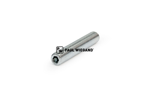 Tornillo prisionero con cúpula cónica DIN/ISO 913/4026 M10X60 galvanizado (90001336)