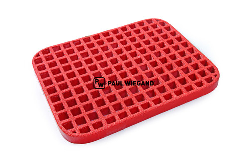 Rejilla del estribo izquierda/derecha GRP l: 456 w: 356 rojo (11510057)