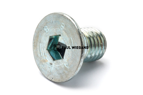 Tornillo avellanado con hexágono interior DIN/ISO 7991/10642 M12x20 galvanizado 8.8 (11077042)
