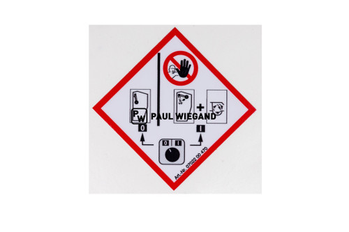 Aufkleber Zöller 2301 Delta Gefahrensymbolschild l: 53 b: 53 (11330791)