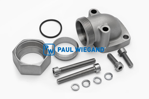 Flanschverschraubung Faun Rotopress Hydraulikpumpe (01017297) Flanschverschraubung Faun Rotopress Hydraulikpumpe (01017297)