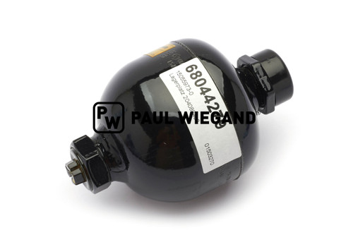 Acumulador de presión Bucher Municipal Citycat 5000 bloque de control hidráulica de trabajo M28x1,5/G1/2" D: 92,5 l: 140 2,2bar (68044279)