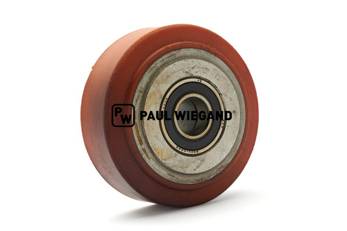 Laufrad Johnston C200 Saugmund PUR D: 100 b: 45 (67022022)