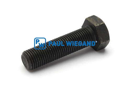 Tornillo de cabeza hexagonal DIN/ISO 961/8676 M12x1,25x45 negro 10,9 (68800837)
