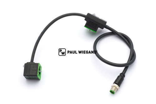 Cable de control Zöller con conector de válvula M12x1 4 polos 4x0,75mm² lg: 400 (11050047)