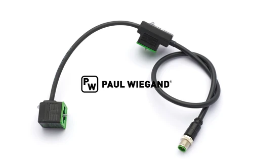 Cable de control Zöller con conector de válvula M12x1 4 polos 4x0,75mm² lg: 400 (11050047)