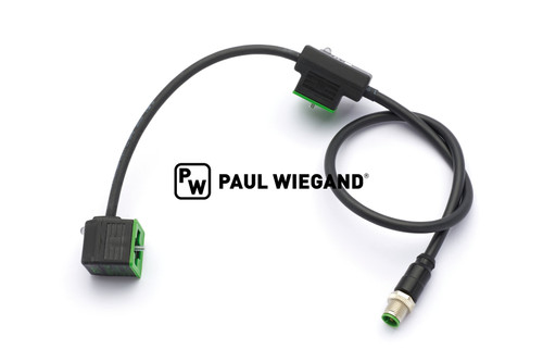 Cable de control Zöller con conector de válvula M12x1 4 polos 4x0,75mm² lg: 400 (11050047)
