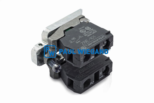 Elemento de contacto Piezas eléctricas Faun con soporte "Serie ZB4" ZB4BZ105 Contacto NC(nc)/Contacto NO(no) (01990064)