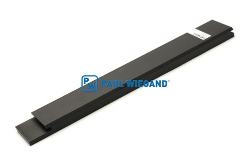 Bloque deslizante HS Fahrzeugbau cargador frontal placa de prensa l: 535 w: 80 h: 25,5 negro (05018524)