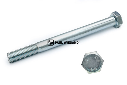 Tornillo de cabeza hexagonal con vástago DIN/ISO 931/4014 M16x180 galvanizado 8.8 (90000709)