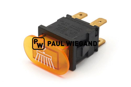 Pulsador Johnston VT/VS 650 Powathrust (KT00395) Panel de control 24VDC enclavamiento (67054111)