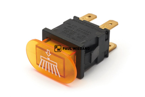 Pulsador Johnston VT/VS 650 Powathrust (KT00395) Panel de control 24VDC enclavamiento (67054111)