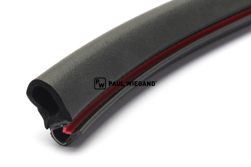 Perfil de protección de cantos RAVO serie 5 disco suelo cabina EPDM/acero w: 25 h: 14,5/15,7 s: 1-4 (por metros) (60056333)