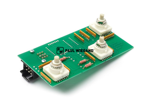 Placa de control Schmidt Swingo serie 200 con 3 interruptores giratorios Consola central de control Brush (63024190)