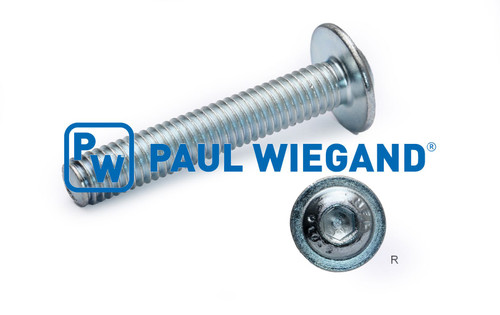 Linsenflanschkopfschraube mit Innensechskant DIN/ISO 7985/7380-2 M6x35 verzinkt 10.9 (11460009)