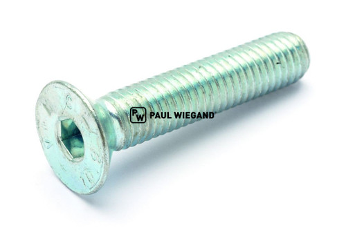 Tornillo avellanado con hexágono interior DIN/ISO 7991/10642 totalmente roscado M8x45 galvanizado 10.9 (67800035)