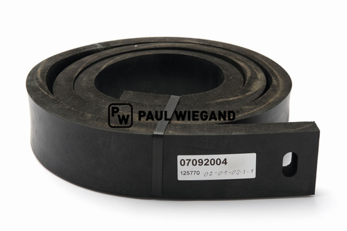Molde de goma Otto Big/Pressmaster Lg=1903mm para placa de empuje lateral (07092004)