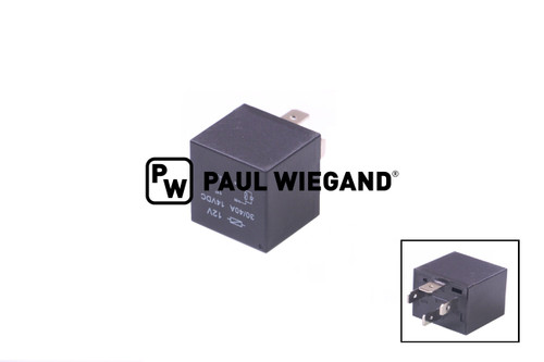 Relais Hako Citymaster 2000 mit Diode Zeitrelais 4-polig 12VDC 40A Schließer(no) (65064268)