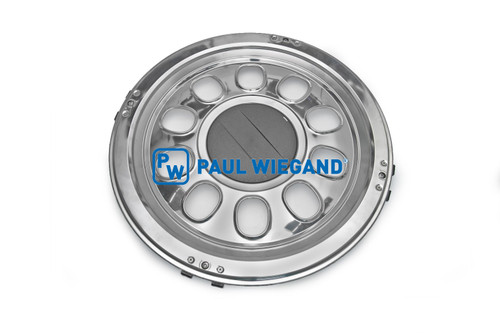Radkappe Dulevo 6000 Rad Vorderachse Hinterachse Edelstahl D: 19,5" (58076006)