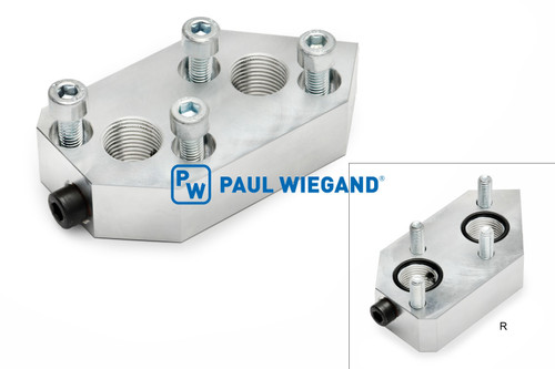 Brida de conexión Faun Viatec AK 461 cepillo de disco motor hidráulico completo (61084006)