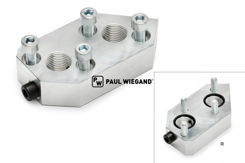 Brida de conexión Faun Viatec AK 461 cepillo de disco motor hidráulico completo (61084006)