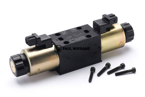 Proportionalventil Faun Variopress Steuerblock Ausschubwand Magnetspule 12/24VDC 4/3 Wege  (01027450)