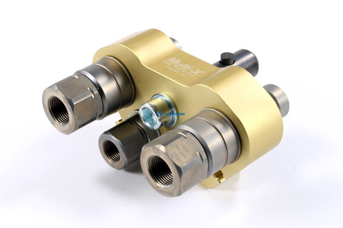 CEJN Multi-X Trio 12.5/19 Lado de la espiga 1x G1/2" + 2x G3/4" GII (BSP) (41000248)