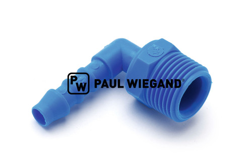 Schlauchstutzen Hako Sprühwasseranlage R3/8" Kunststoff D: 6 gewinkelt (65800174)